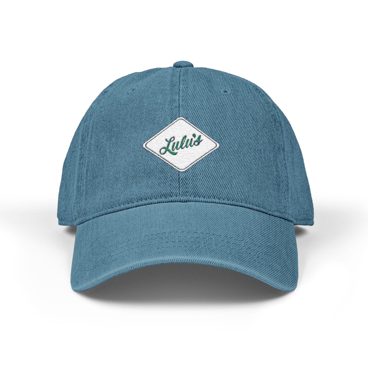 Embroidered Lulu's Kitchenette Denim Hat - Stylish and Casual Social Cap for Everyday Wear