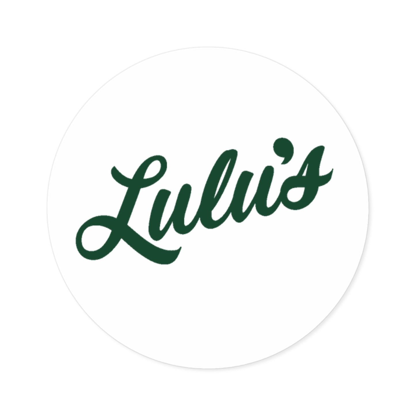 Lulu's Kitchenette Round Stickers for Indoor & Outdoor Use | Fun Decor & Personalization
