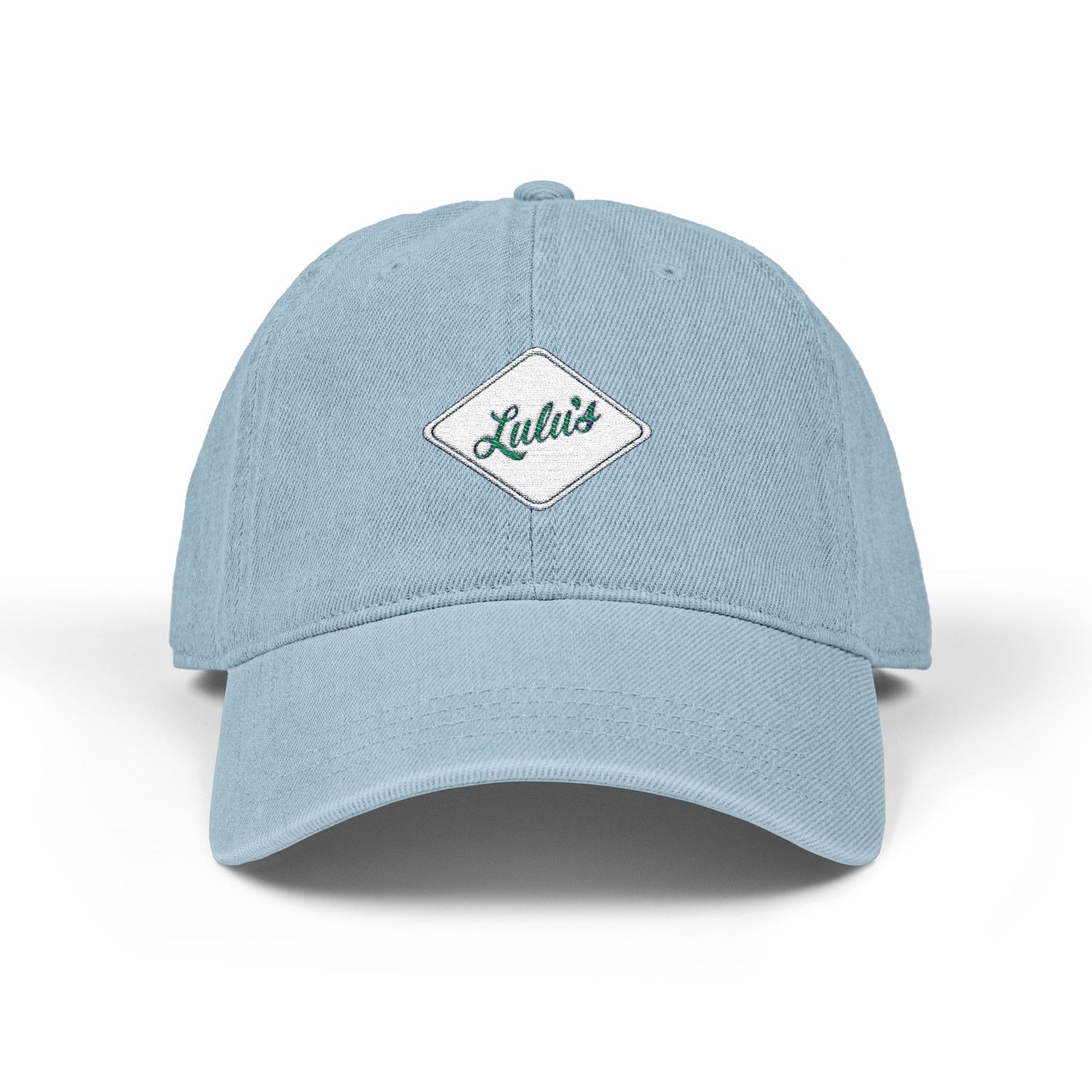 Embroidered Lulu's Kitchenette Denim Hat - Stylish and Casual Social Cap for Everyday Wear