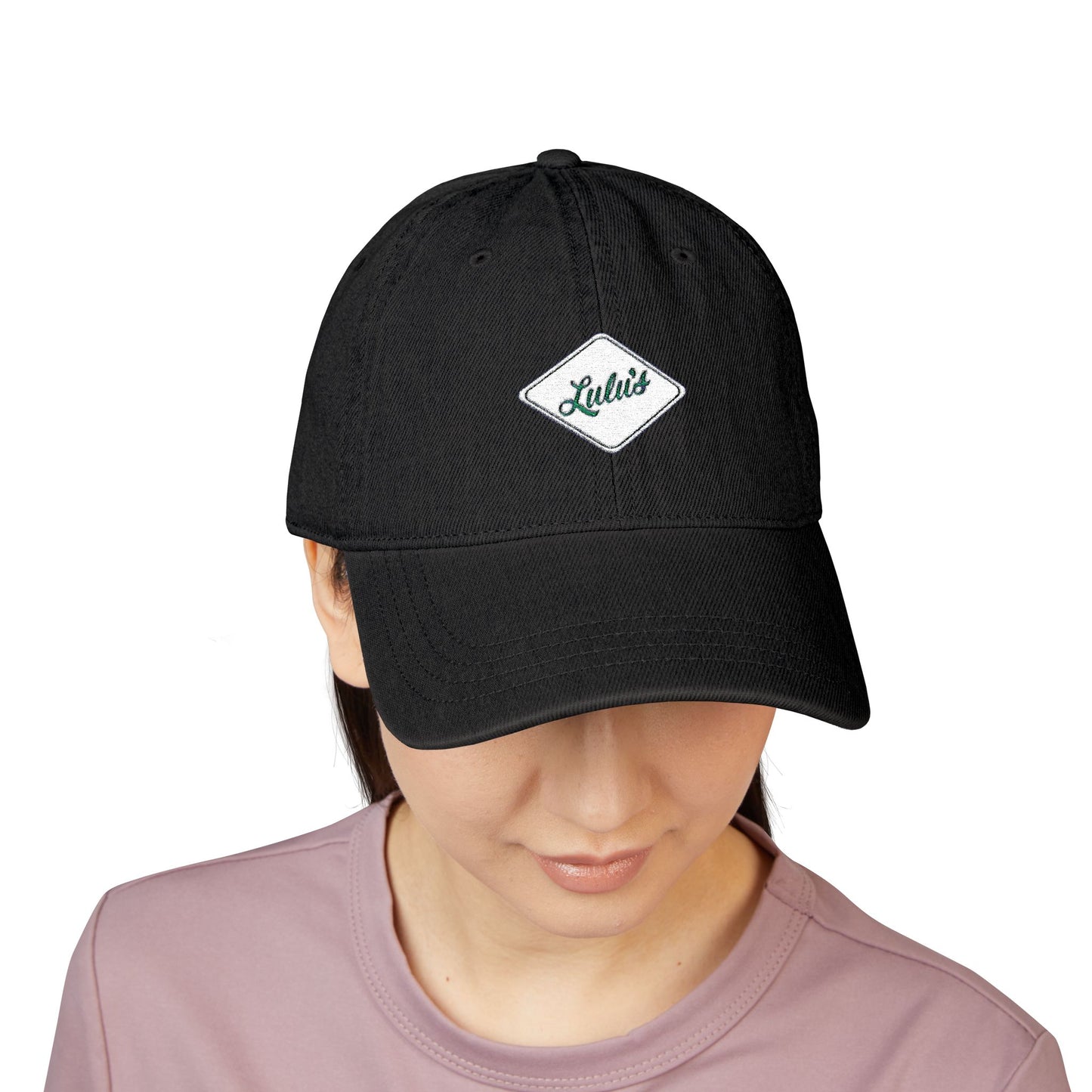Embroidered Lulu's Kitchenette Denim Hat - Stylish and Casual Social Cap for Everyday Wear