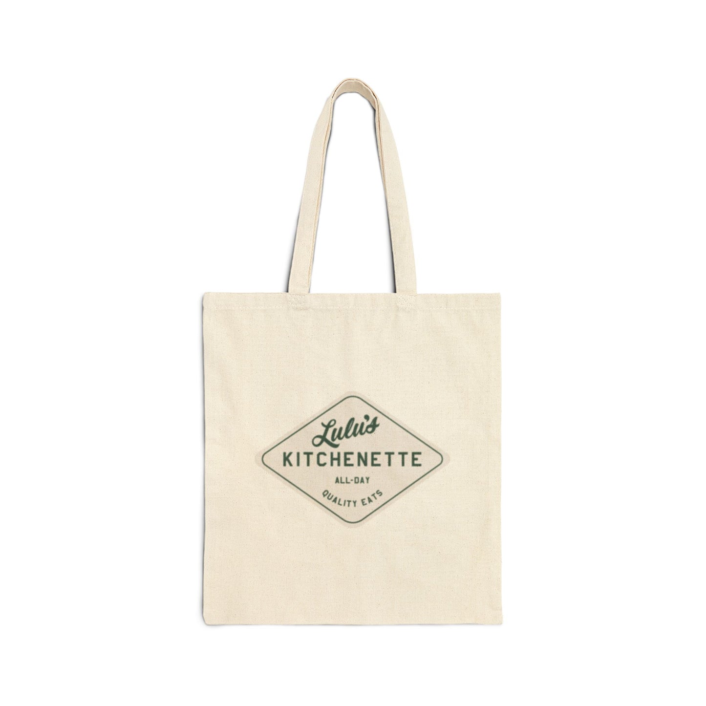 Lulu's Kitchenette Cotton Canvas Tote Bag - Eco-Friendly Shopping & Everyday Use